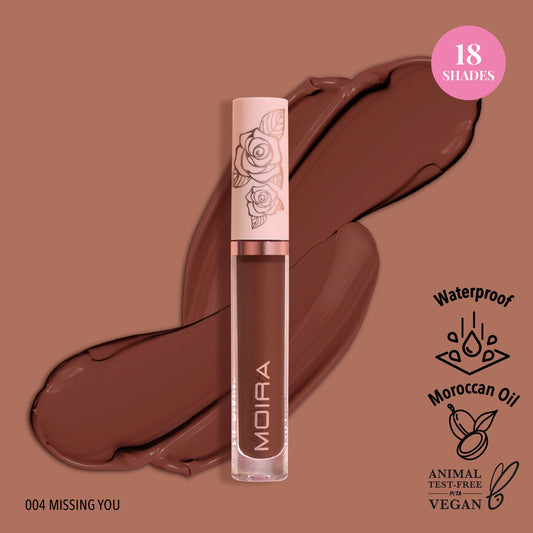 missing you shade from the moira lip divine collection