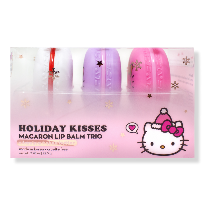 Holiday Kisses Macaroon Lip Balm Trio Hello Kitty