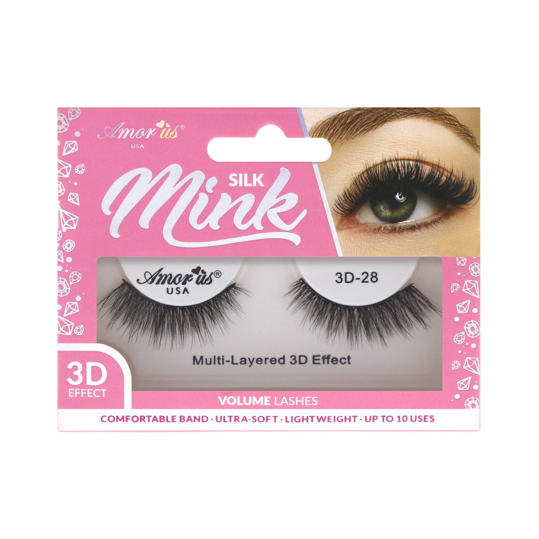 Silk Mink Eyelashes - 28
