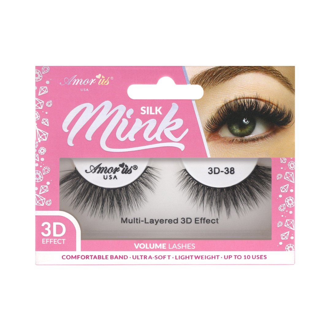 Silk Mink Eyelashes - 38