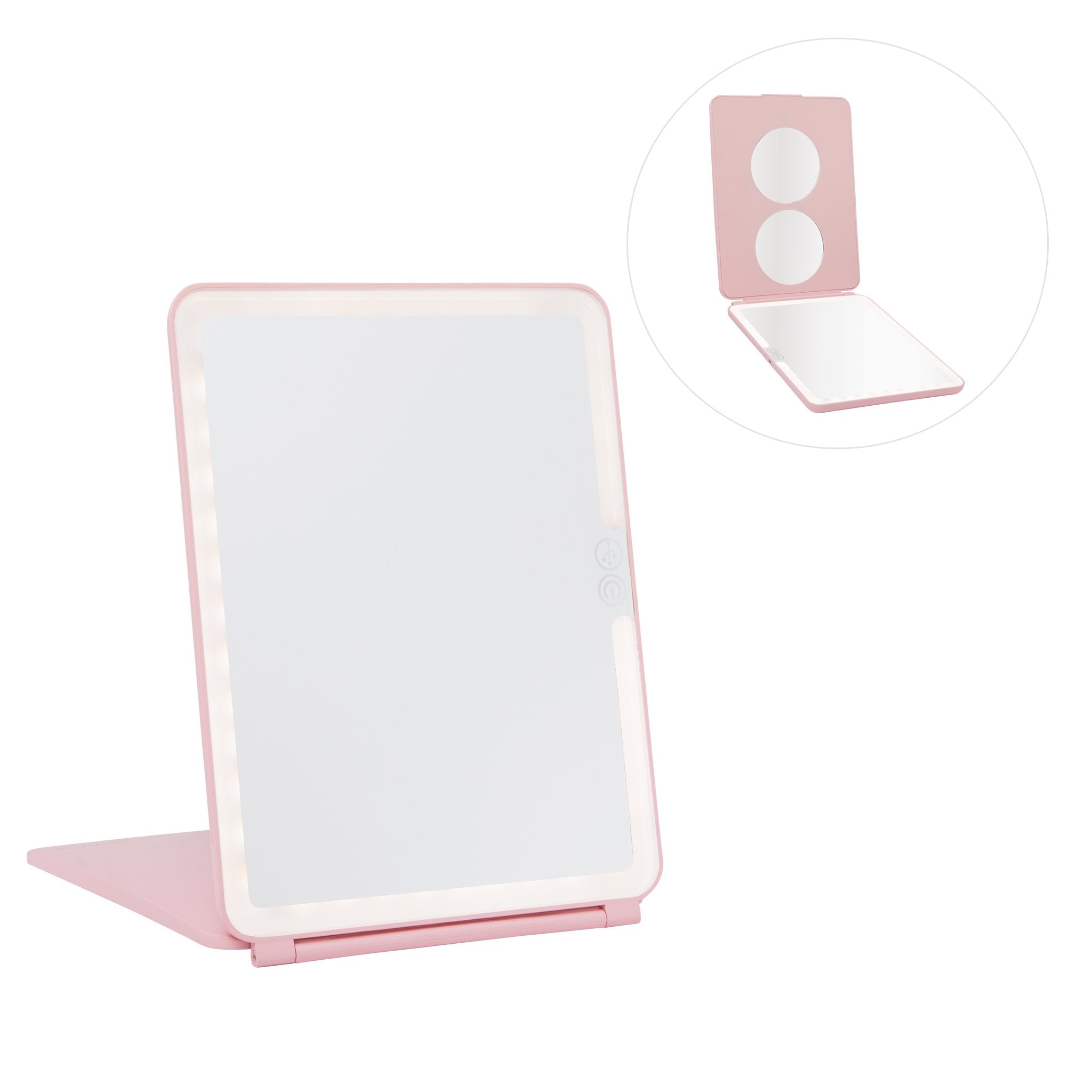 On The Go Vanity Mirror - Pink