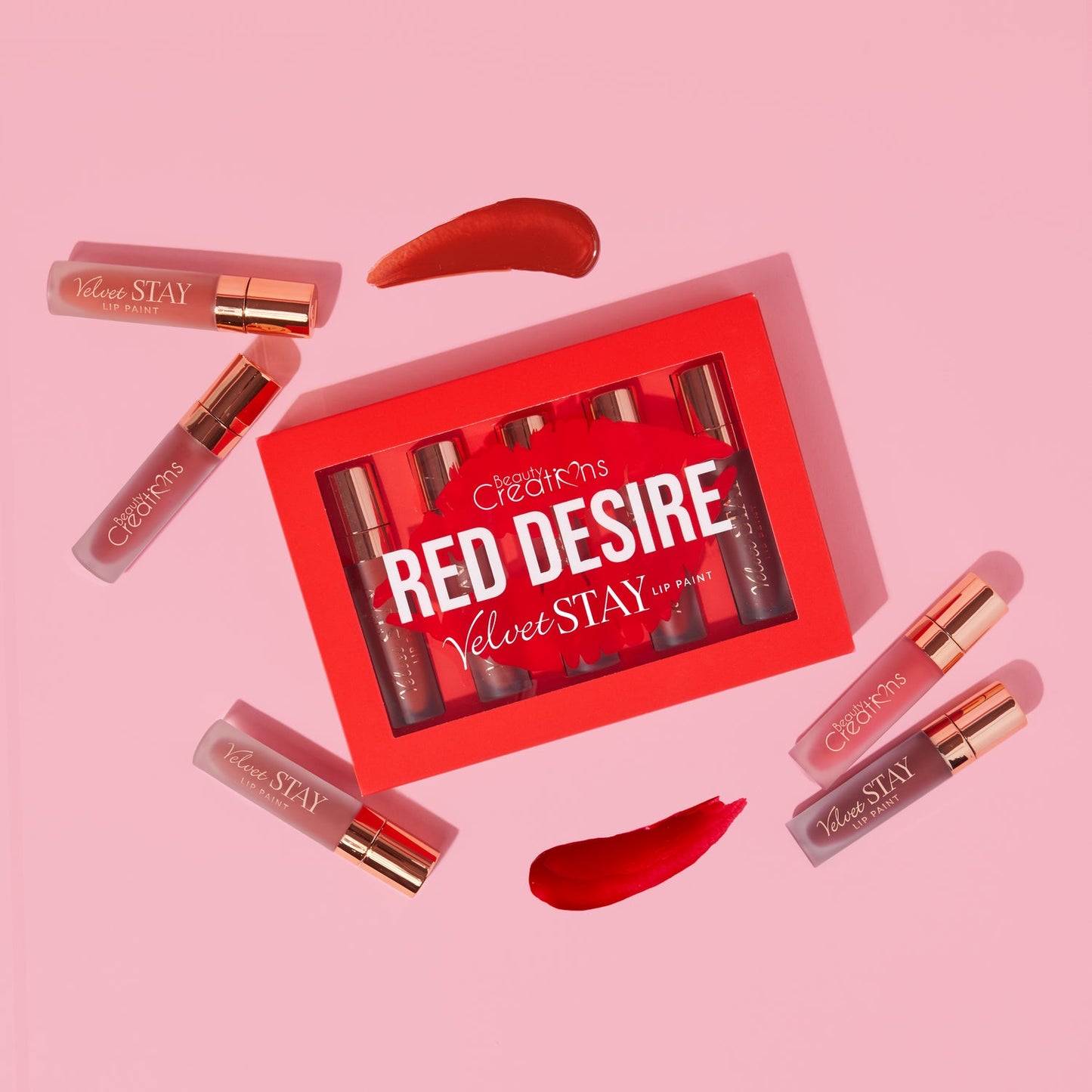 Red Desire Velvet Stay Lip Set