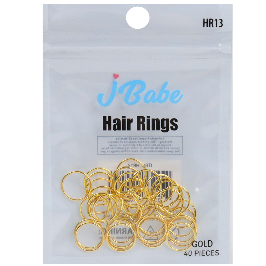 Gold Hair Rings