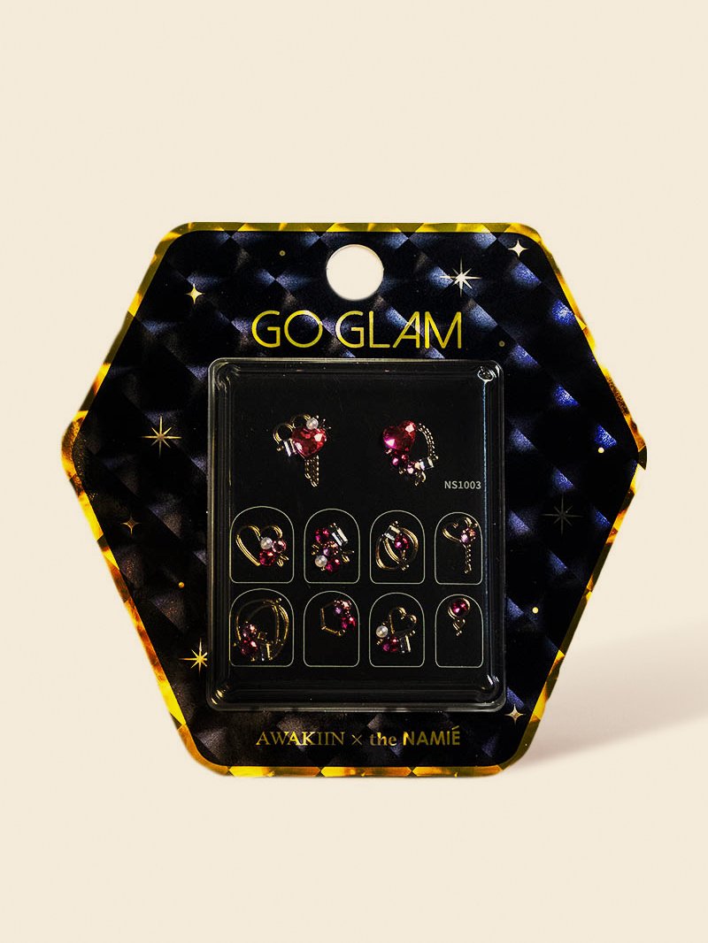 Go Glam Gem Stone Nail Art