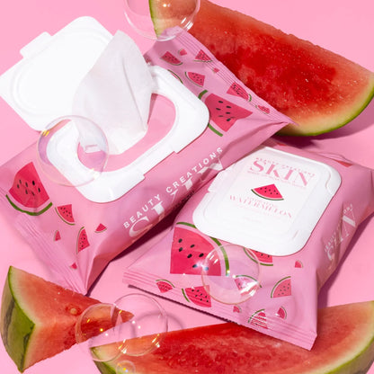 HYDRATING WATERMELON MAKEUP REMOVER WIPES