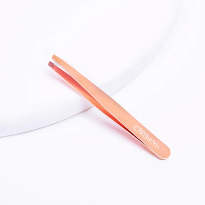 ROSE GOLD EYEBROW TWEEZER