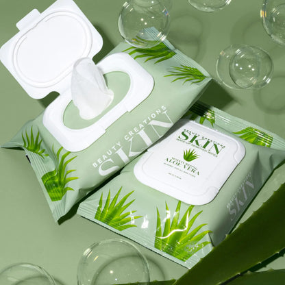 MOISTURIZING ALOE VERA MAKEUP REMOVER WIPES