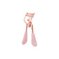 Light Pink Eyelash Curler & Tweezer