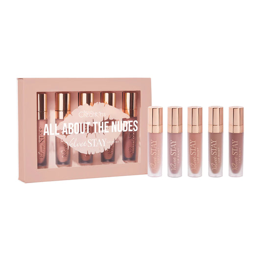 All About The Nudes Velvet Lip Stay Set